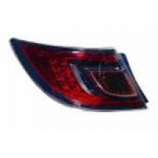 Фонарь левый наружный диодный внутри красный Mazda 6 1.8 GH 07-10 (DEPO)