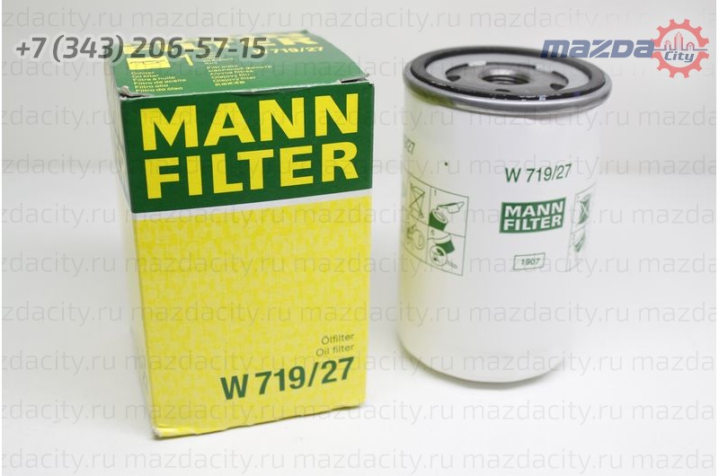 W71927 Фильтр масляный Mazda CX-9 3.7 07- (MANN)
